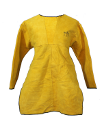 Yellow suede leather welding yoke & apron in one