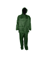 PVC Rubberised Rain Suit Olive Green
