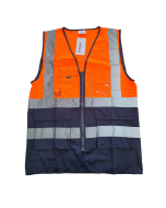 Orange / Navy Signal Vest