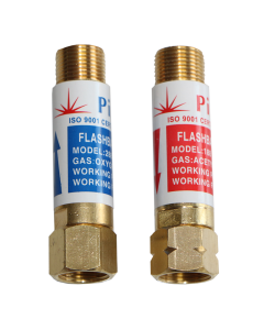 Flash Back Arrester    ( Acetylene Regulator )  Brass, 3/8"