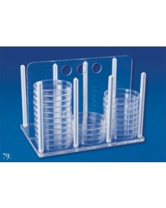 Plastic Rack For Petri Dishes