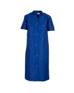 Lady's Canteen Coat royal blue short sleeve