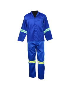 Royal Blue Conti Suit ( 2 piece ) with reflective tape